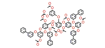 Quaterfucononaphlorethol triacontaacetate